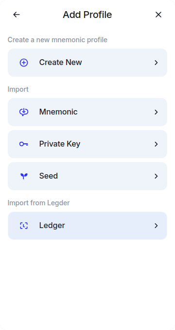 Import From Ledger